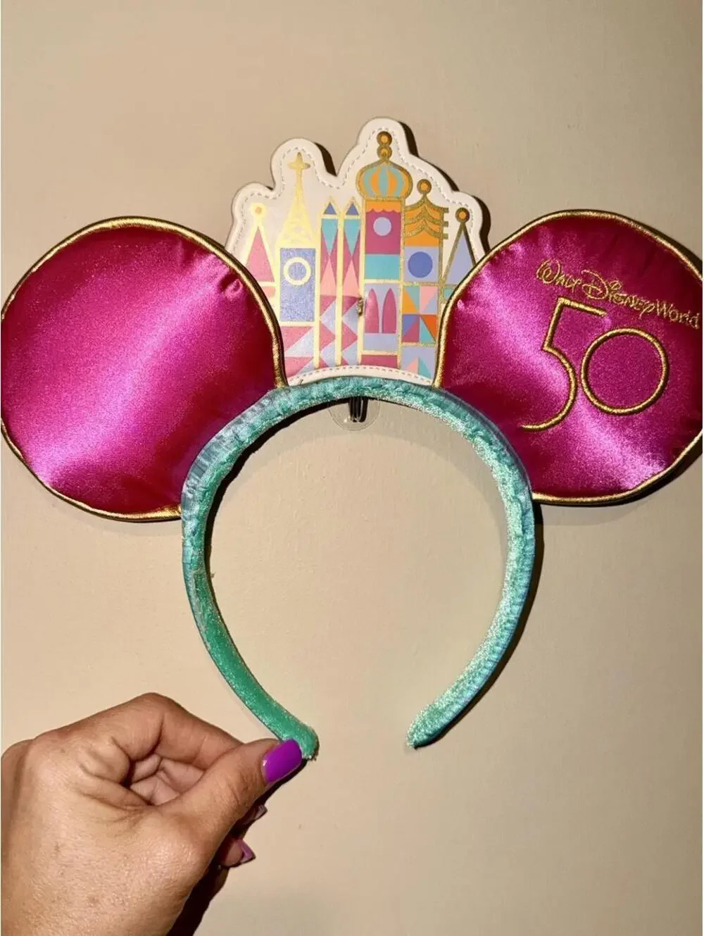 It’s a Small World Minnie ears Disney